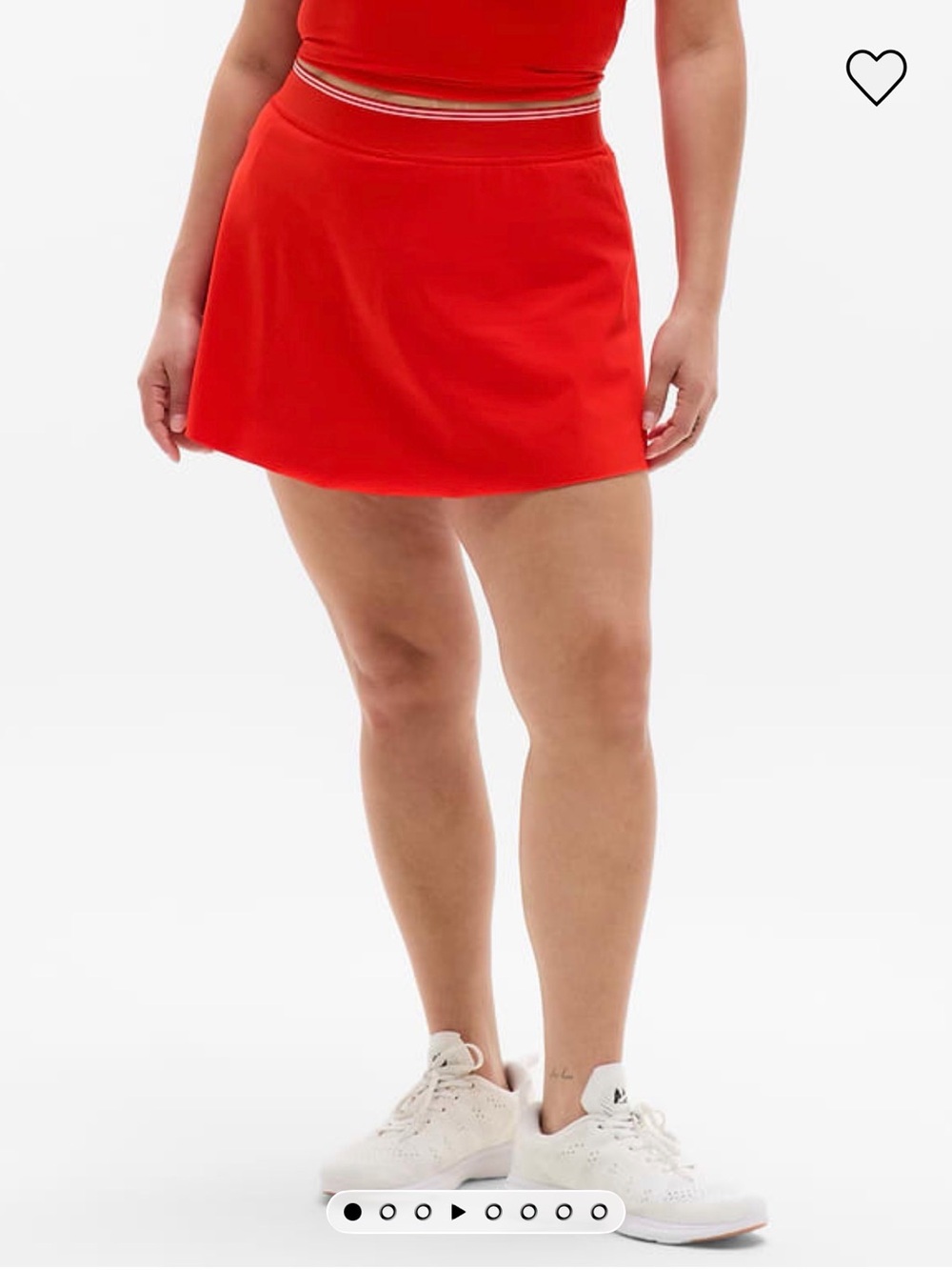 Athleta Bright Red Mini Skort